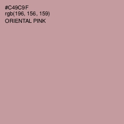 #C49C9F - Oriental Pink Color Image